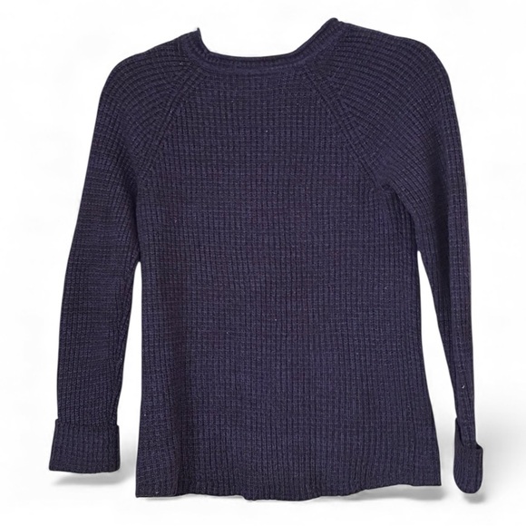 Style & Co Women's XS Purple Textured Knit Pullover Sweater - Picture 3 of 6